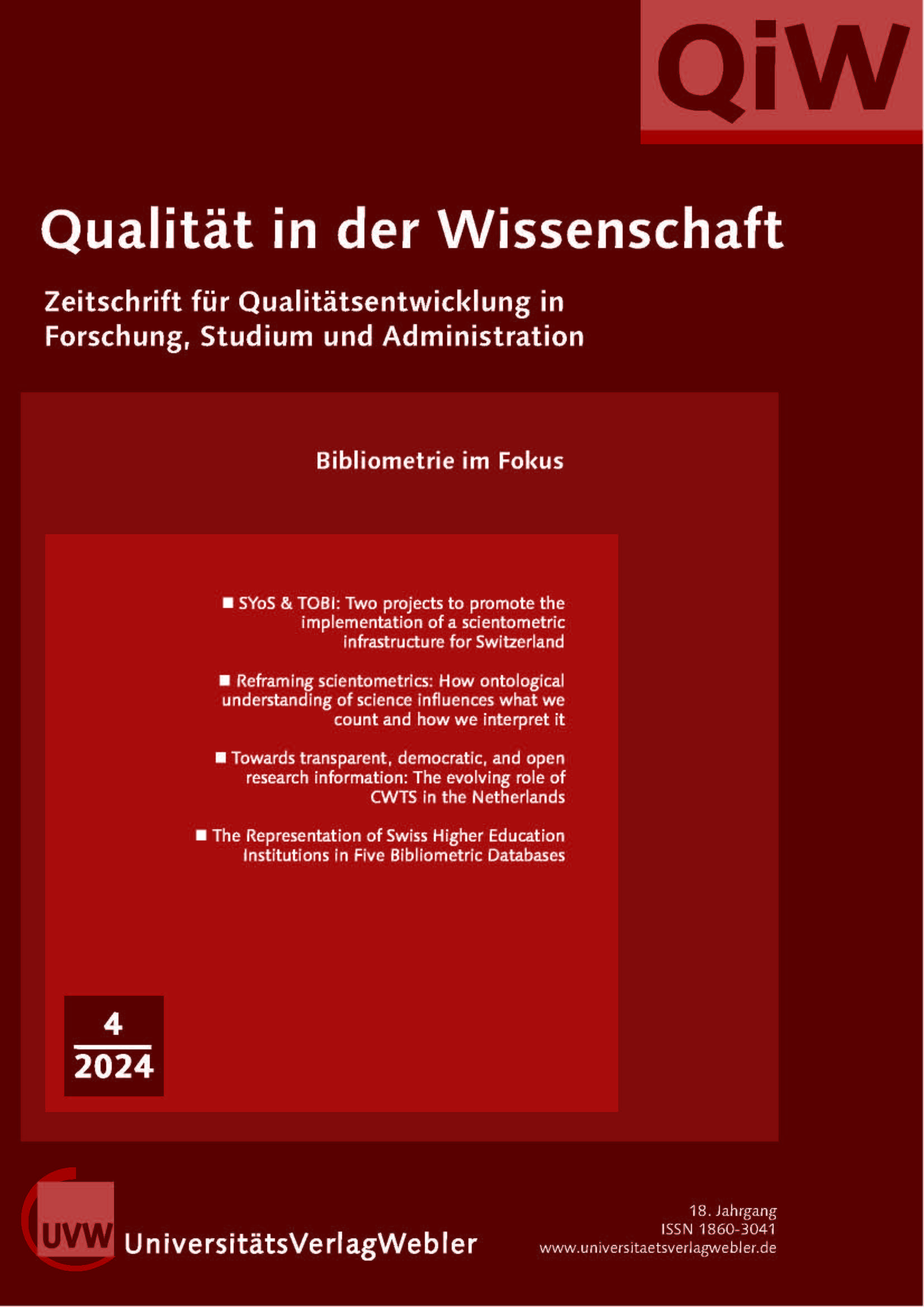 Qualität in der Wissenschaft